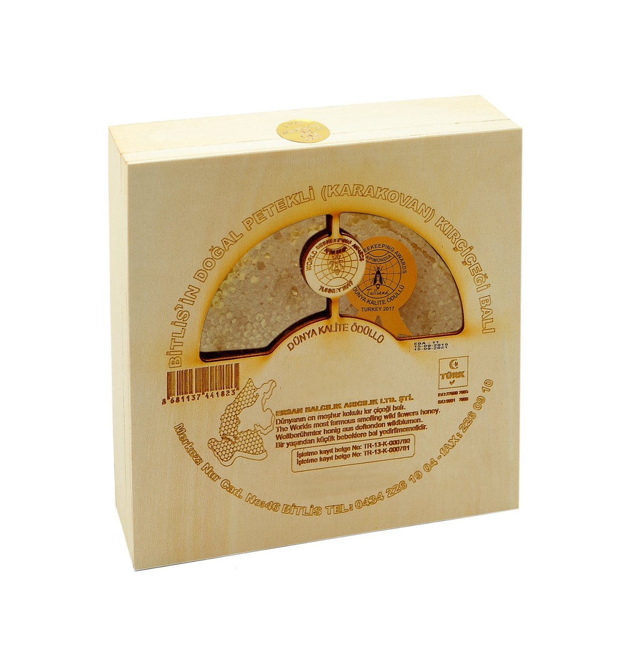 Bitlis Kırçiçeği Karakovan Balı 1100 Gr