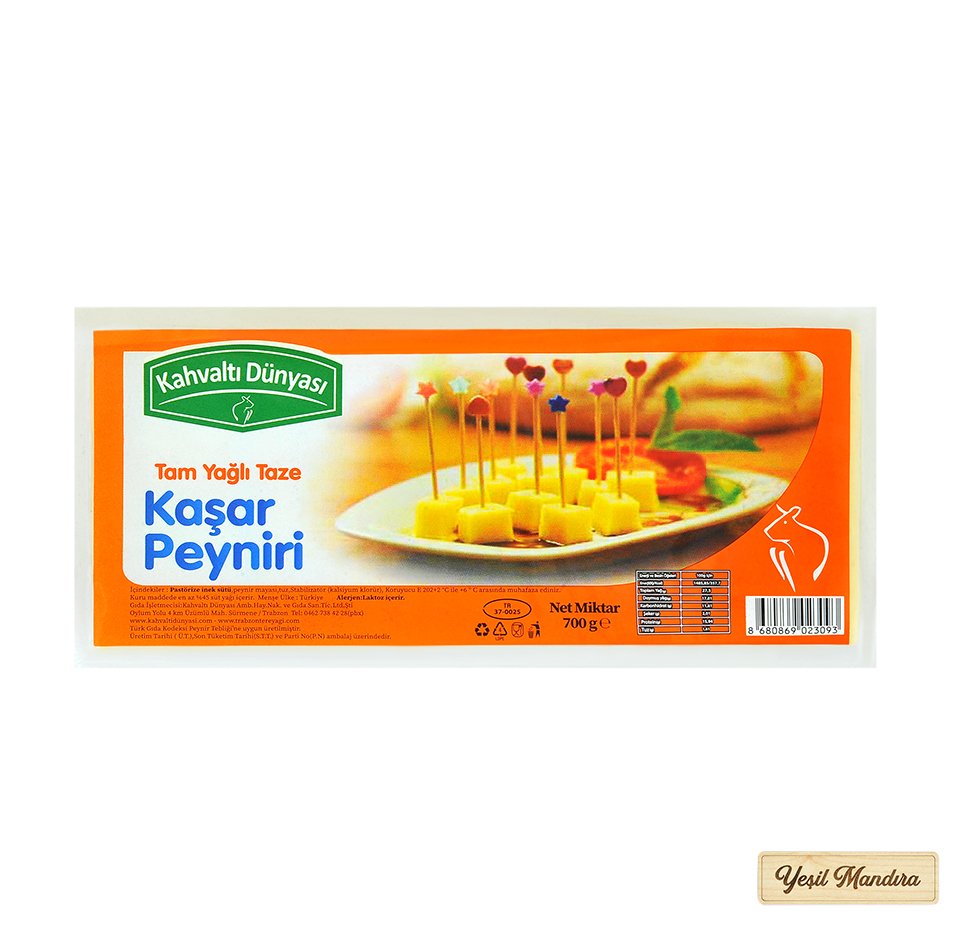 Kahvaltı Dünyası Tam Yağlı Kaşar